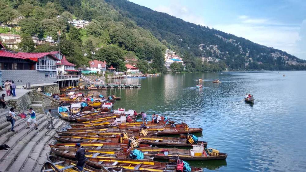 Steps from Naini Lake